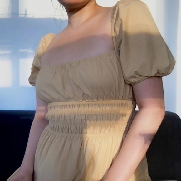 Aritzia Wilfred Allegoria Poplin Dress - Picture 1 of 3